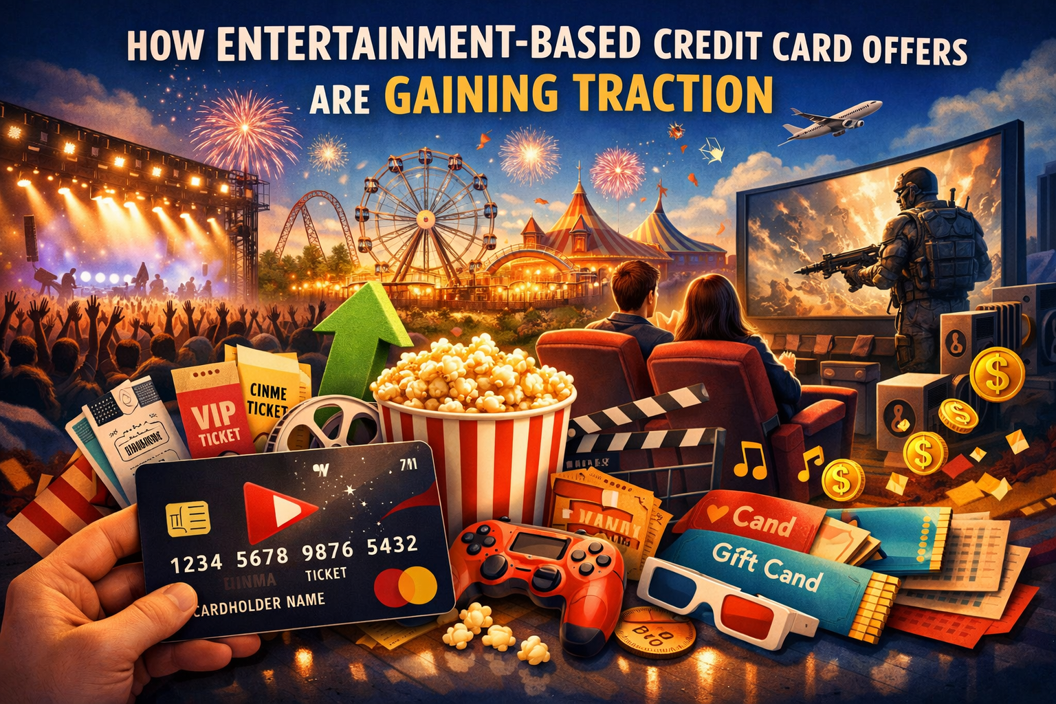 How Entertainment-Based Credit Card Offers Are Gaining Traction