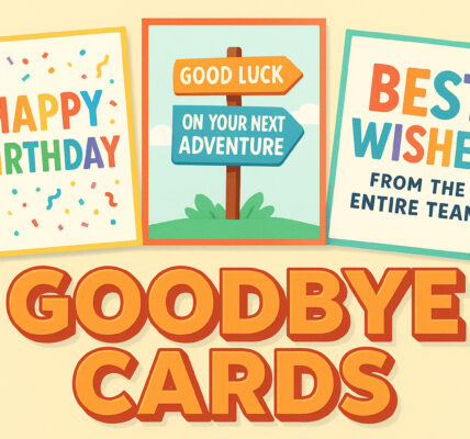 Goodbye Cards For coworkers