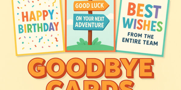 Goodbye Cards For coworkers