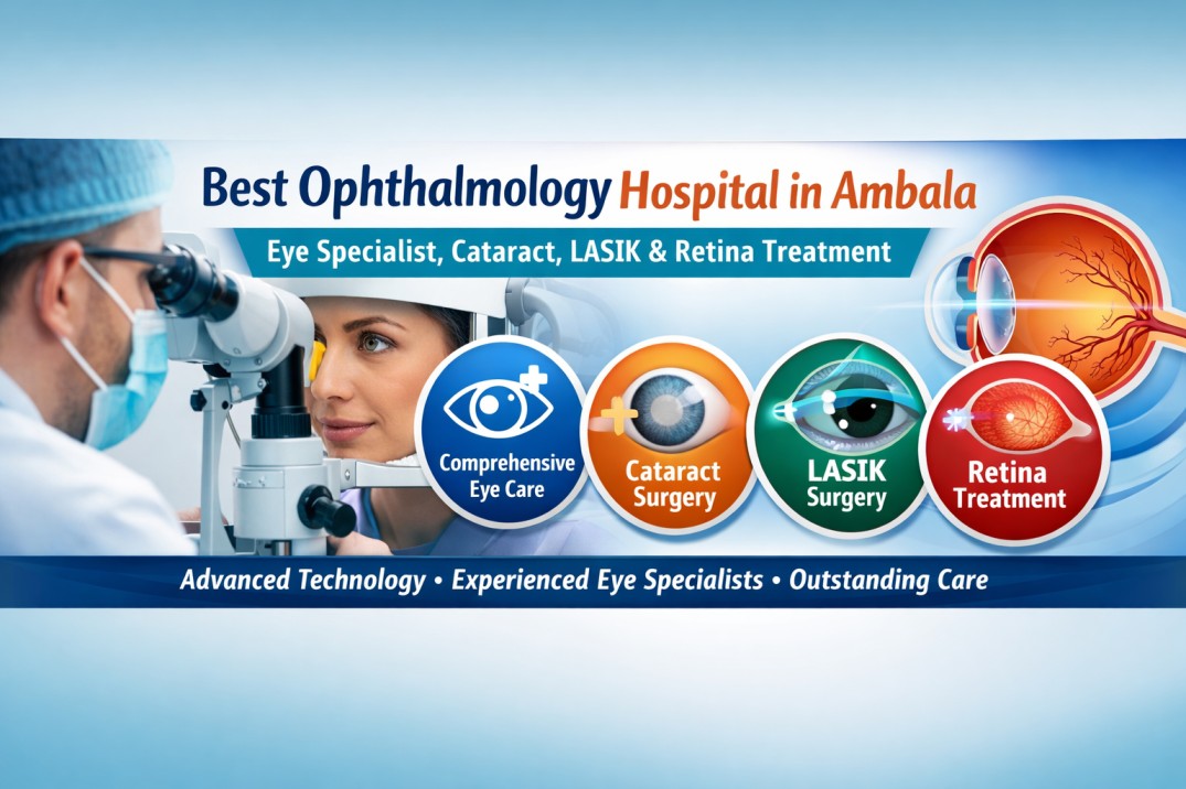 Best Ophthalmology Hospital in Ambala | Eye Specialist, Cataract, LASIK & Retina Treatment