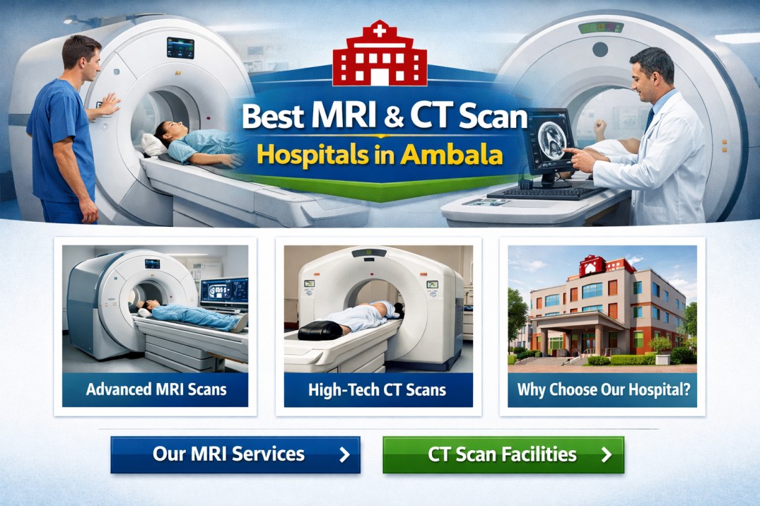 Best MRI & CT scan hospitals in Ambala offering advanced imaging services and accurate diagnostic reports