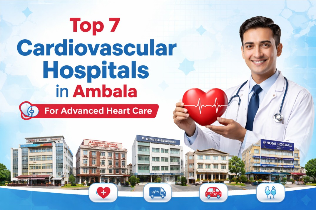 Top 7 Cardiovascular Hospitals in Ambala for Advanced Heart Care