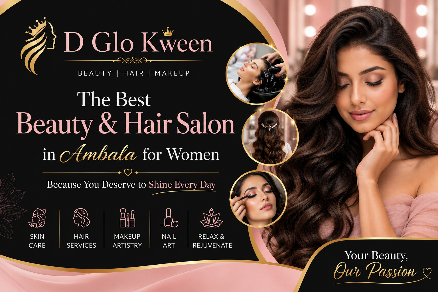 D Glo Kween – The Best Beauty and Hair Salon in Ambala for Women