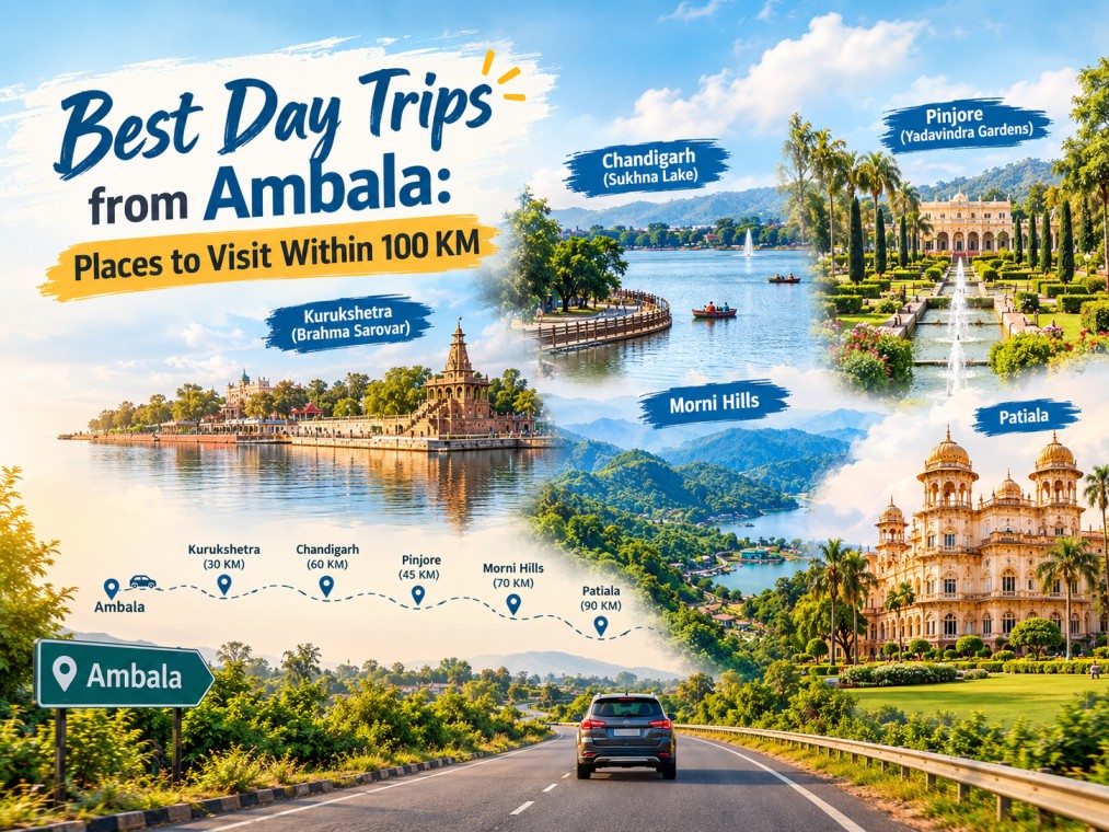 Best Day Trips from Ambala: Places to Visit Within 100 KM