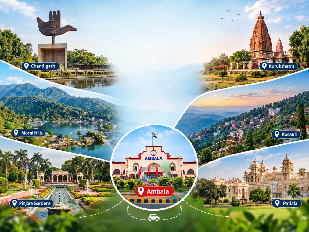 Best Weekend Trips from Ambala: 15 Places to Visit, Distance, Routes & Travel Guide
